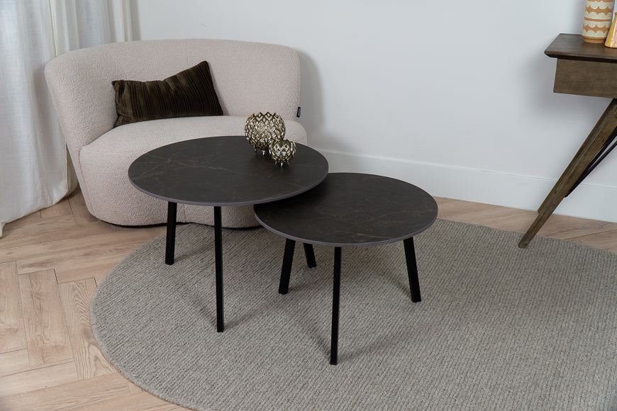 Salontafel Rond Emprada Tweedelig