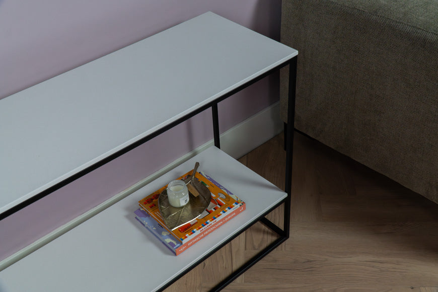 Sidetable dubbel White Storm