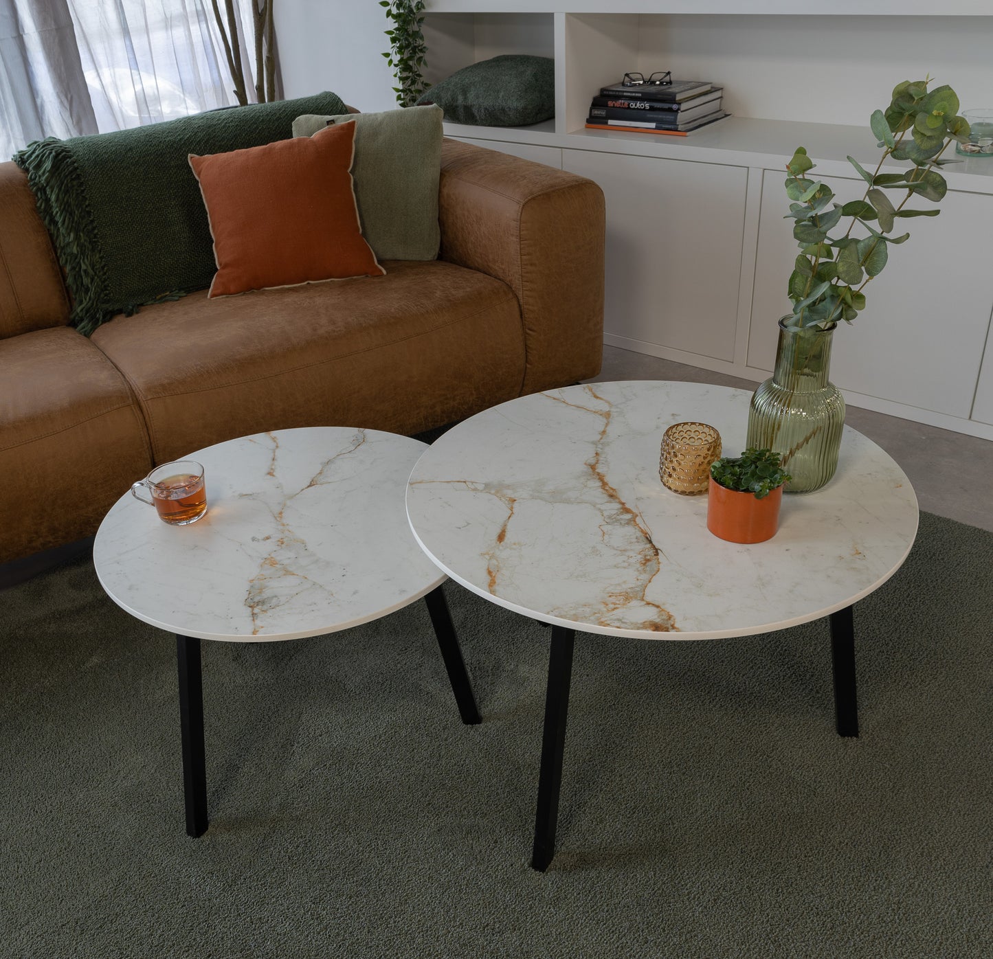Salontafel Rond Abu Dhabi Tweedelig
