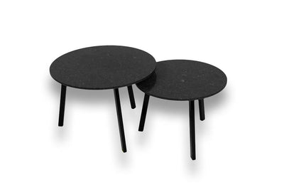 Salontafel Rond Arden Blue Tweedelig
