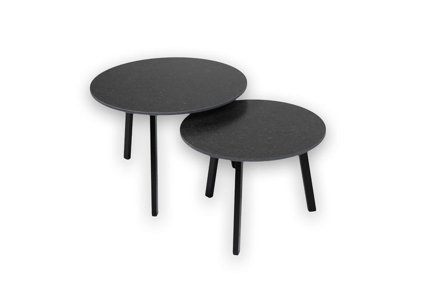 Salontafel rond Arden Blue Tweedelig