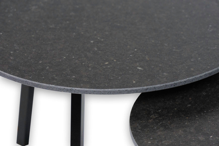 Salontafel rond Arden Blue Tweedelig