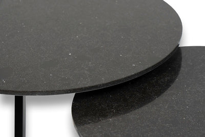 Salontafel Rond Belgian Blue Tweedelig