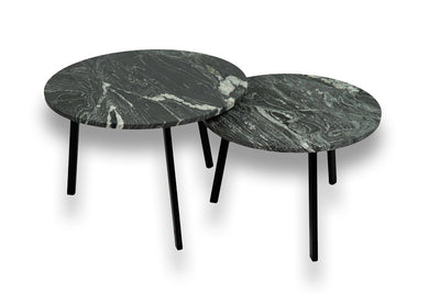 Salontafel Rond Black Beauty Tweedelig
