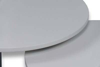 Salontafel Rond Blanco Zeus Tweedelig