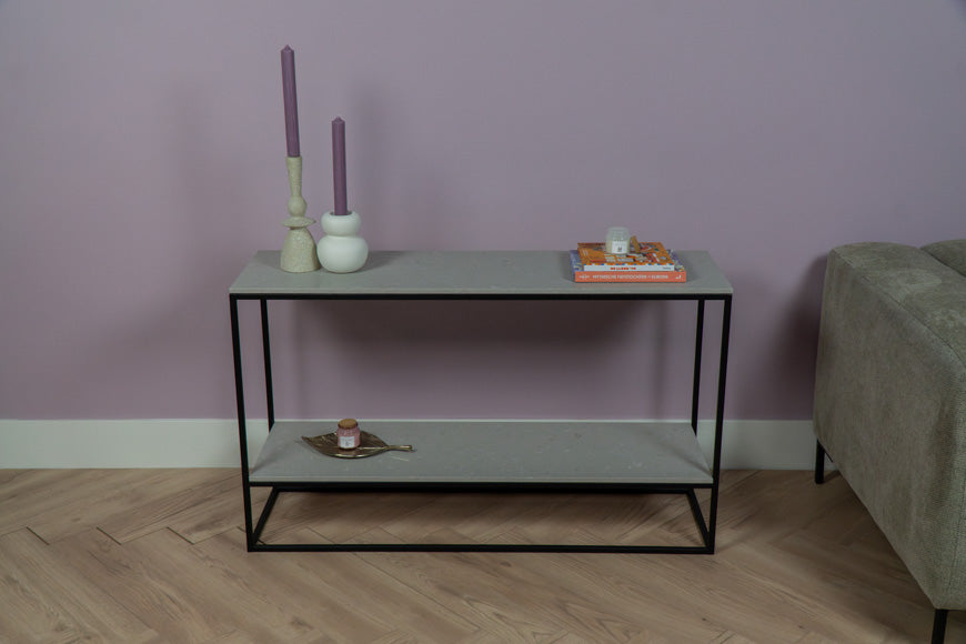 Sidetable dubbel Clamshell