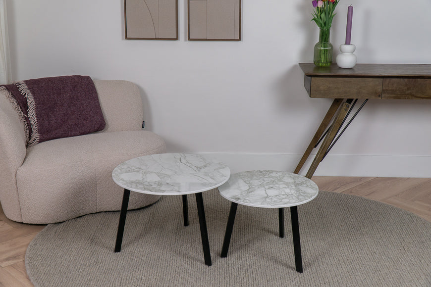 Salontafel Rond Bergen Tweedelig