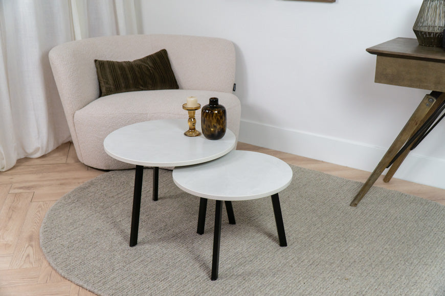 Salontafel Rond Albarium Tweedelig