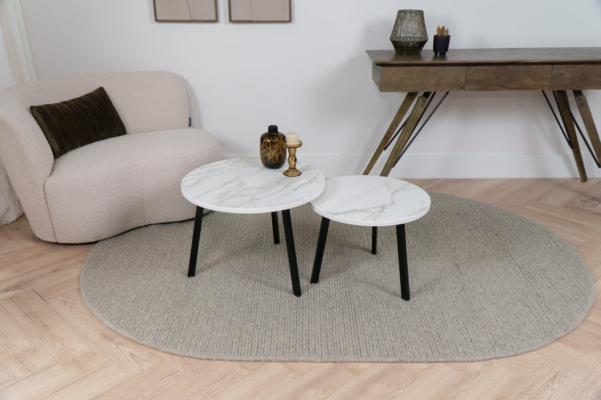 Salontafel Rond Aura Tweedelig