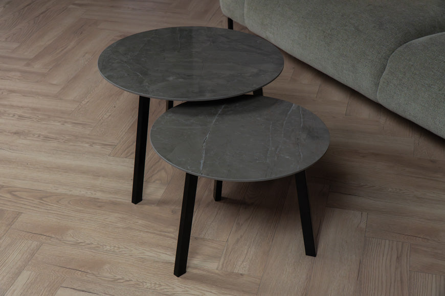 Salontafel Rond Korso Tweedelig