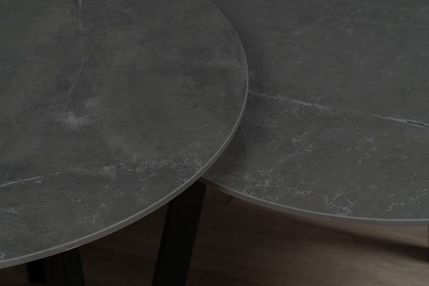 Salontafel Rond Korso Tweedelig