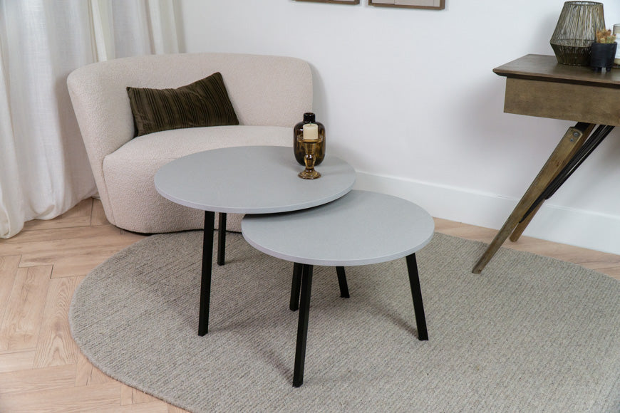 Salontafel Rond Sirocco Tweedelig
