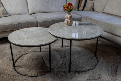 Salontafel Rond Taj Mahal Deluxe Tweedelig