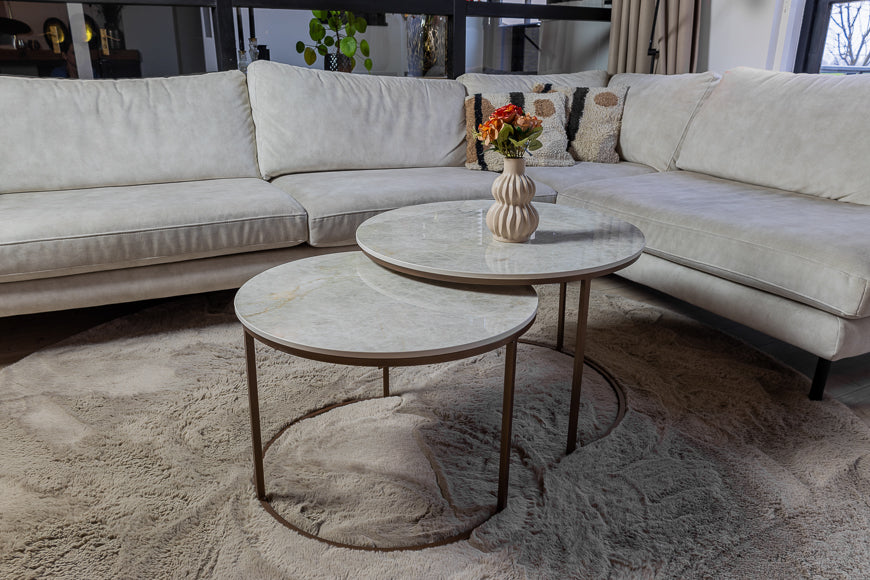 Salontafel Rond Taj Mahal Deluxe Tweedelig