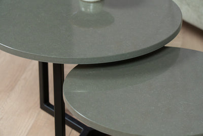 Salontafel Rond Belgian Buxy Tweedelig