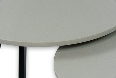 Salontafel Rond Divinity Ivory Tweedelig