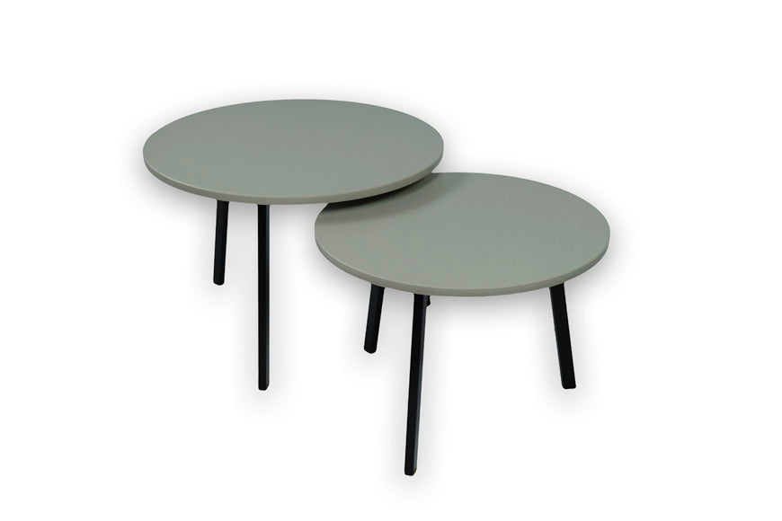 Salontafel Rond Divinity Ivory Tweedelig