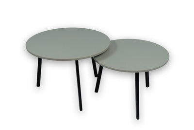 Salontafel Rond Divinity Ivory Tweedelig