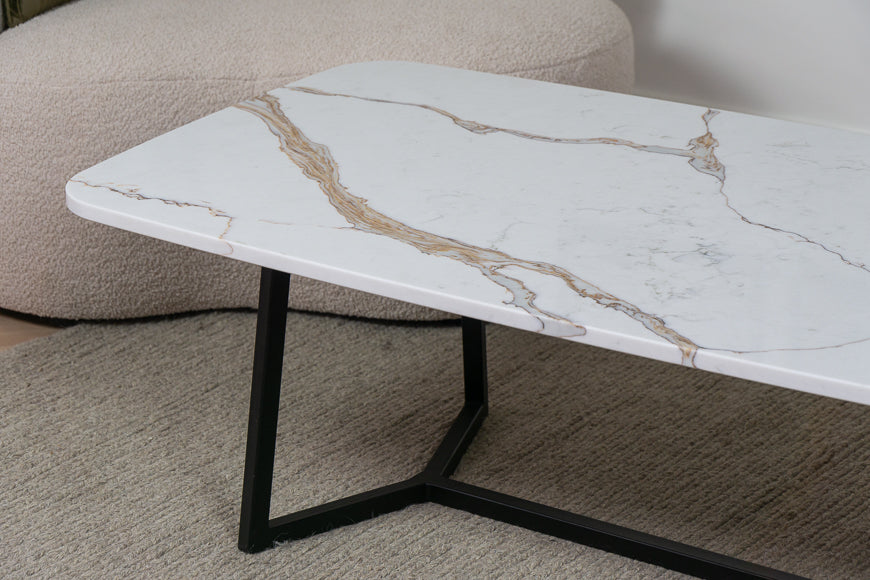 Salontafel Deens Ovaal Dorato Y-poot