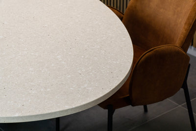 Eettafel Ovaal Cava Mocca Matrix