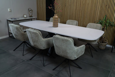 Eettafel Deens Ovaal Noblesse Gold Matrix