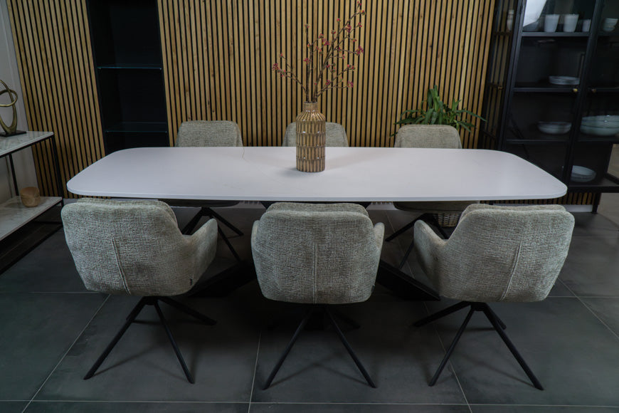 Eettafel Deens Ovaal Noblesse Gold Matrix