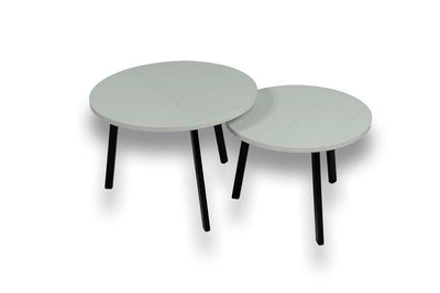 Salontafel Rond Eternal Statuario Tweedelig