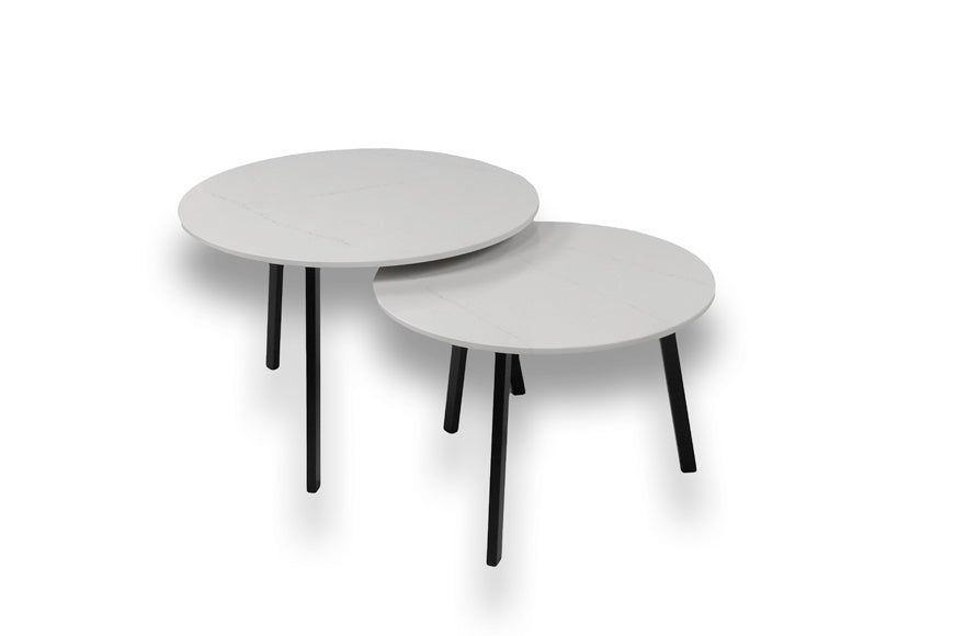 Salontafel Rond Ethereal Glow Tweedelig