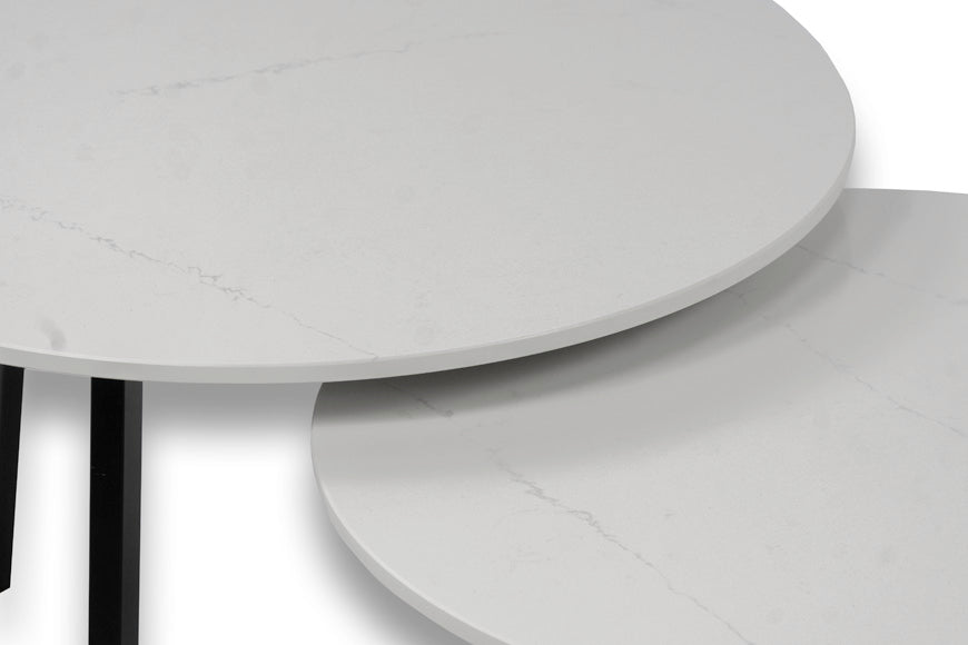 Salontafel Rond Ethereal Glow Tweedelig