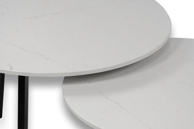 Salontafel Rond Ethereal Glow Tweedelig