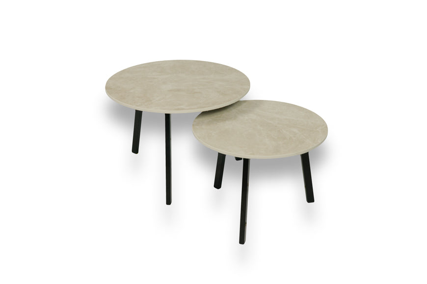Salontafel Rond Fume Novi Tweedelig