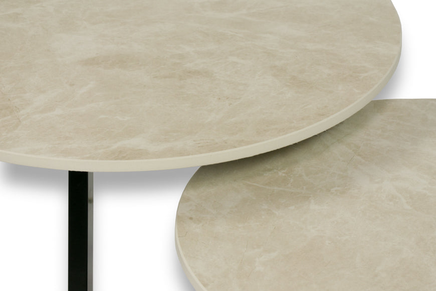 Salontafel Rond Fume Novi Tweedelig
