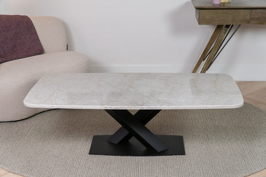 Salontafel Deens Ovaal Glencoe V-poot