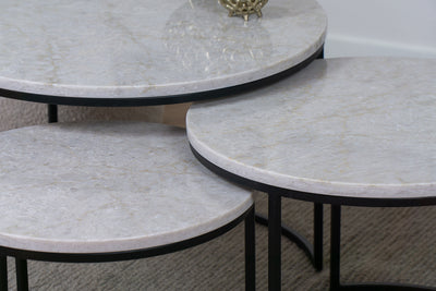 Salontafel Rond Glencoe Deluxe Driedelig