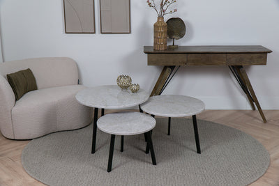 Salontafel Rond Glencoe Novi Driedelig