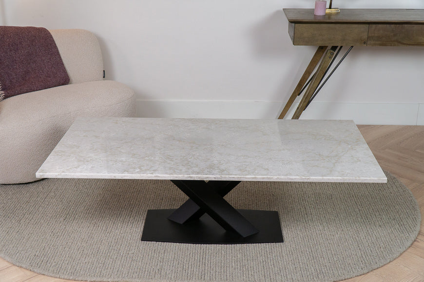 Salontafel Rechthoek Glencoe V-poot