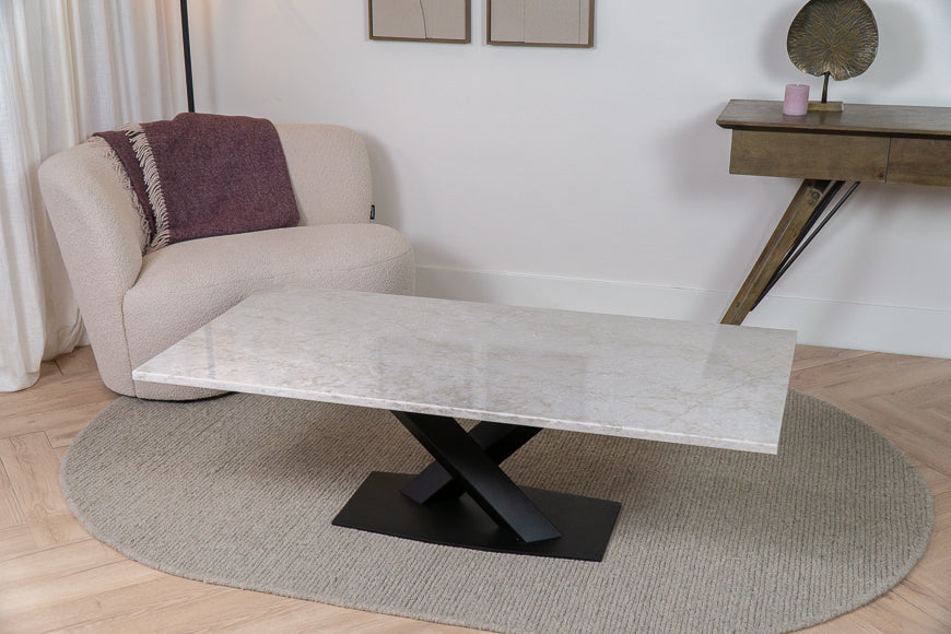 Salontafel Rechthoek Glencoe V-poot