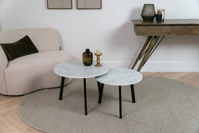 Salontafel Rond Himalaya Crystal Tweedelig