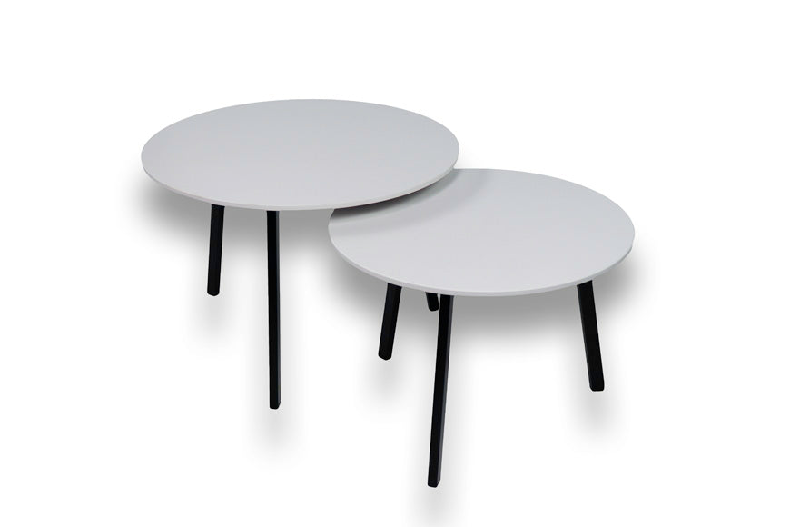 Salontafel set rond Iconic White