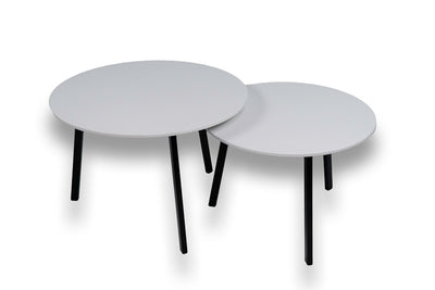 Salontafel set rond Iconic White