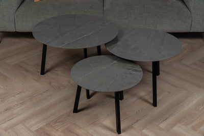 Salontafel Rond Korso Driedelig
