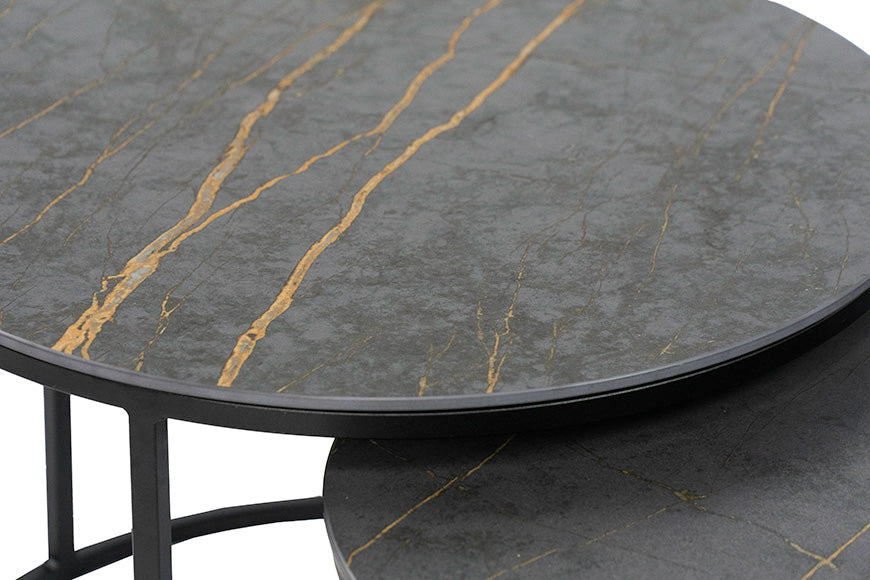 Salontafel Rond Laurent Deluxe Tweedelig