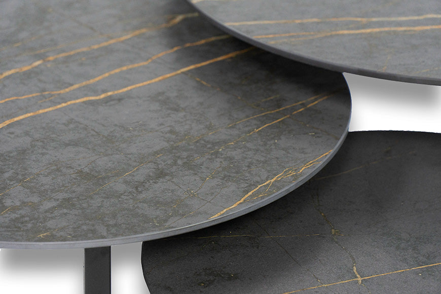 Salontafel Rond Laurent Premium Driedelig