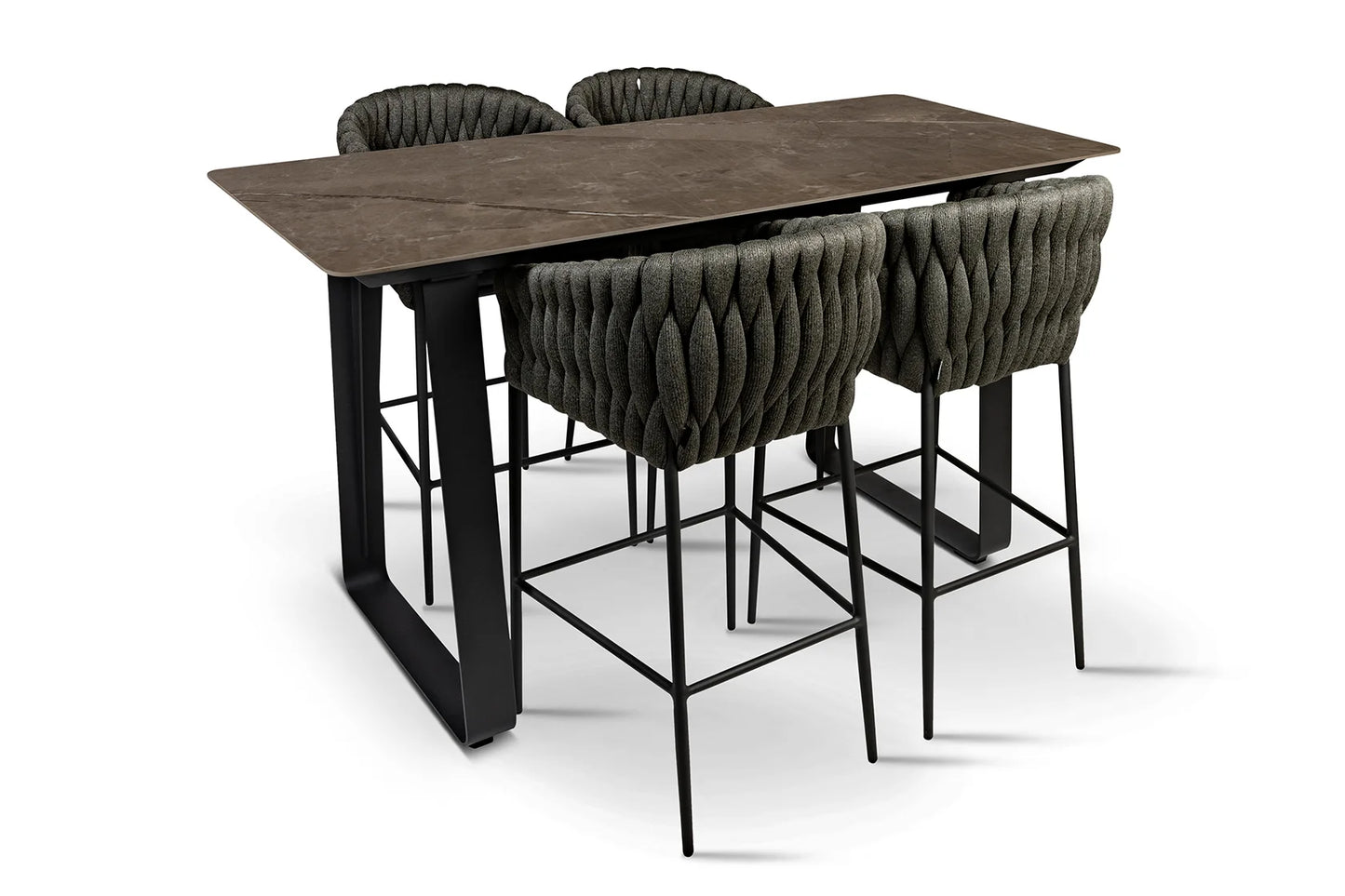 Bartafel Modena charcoal Dekton Korso