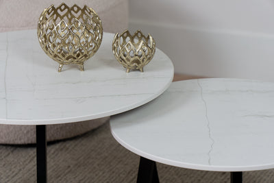 Salontafel Rond Mont Blanc Tweedelig