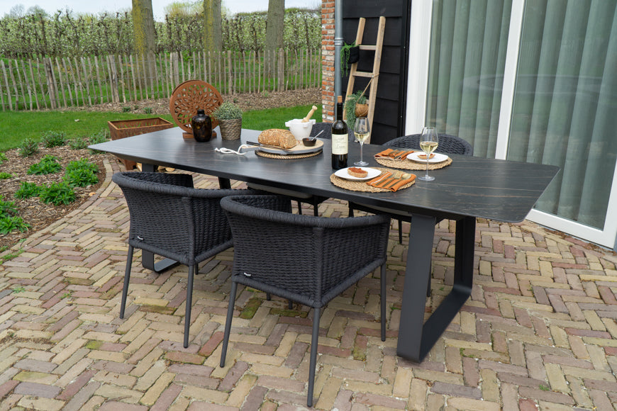 Tuintafel Modena Black Obsession