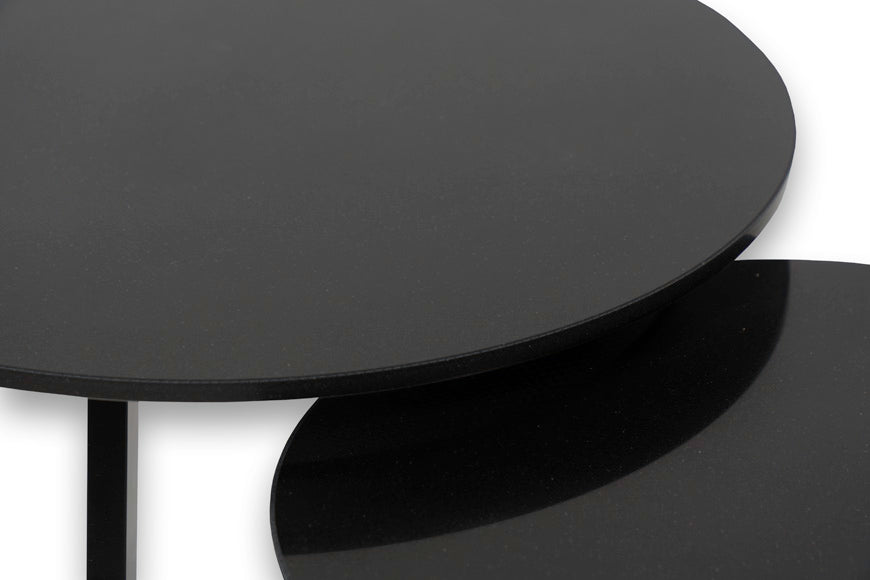Salontafel Rond Negro Tebas Tweedelig