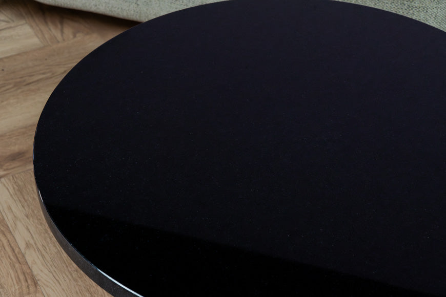 Salontafel Rond Nero Zimbabwe Tweedelig Bistro