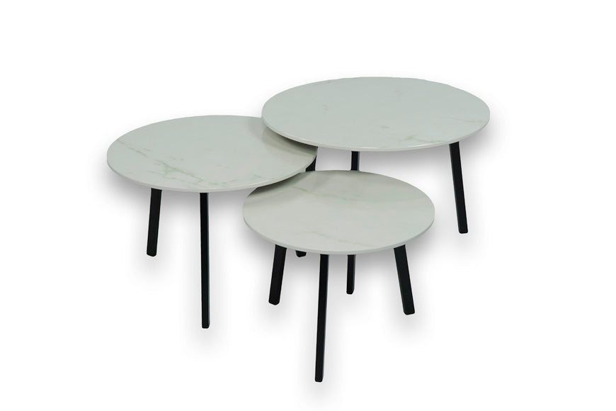 Salontafel Rond Olimpo Driedelig