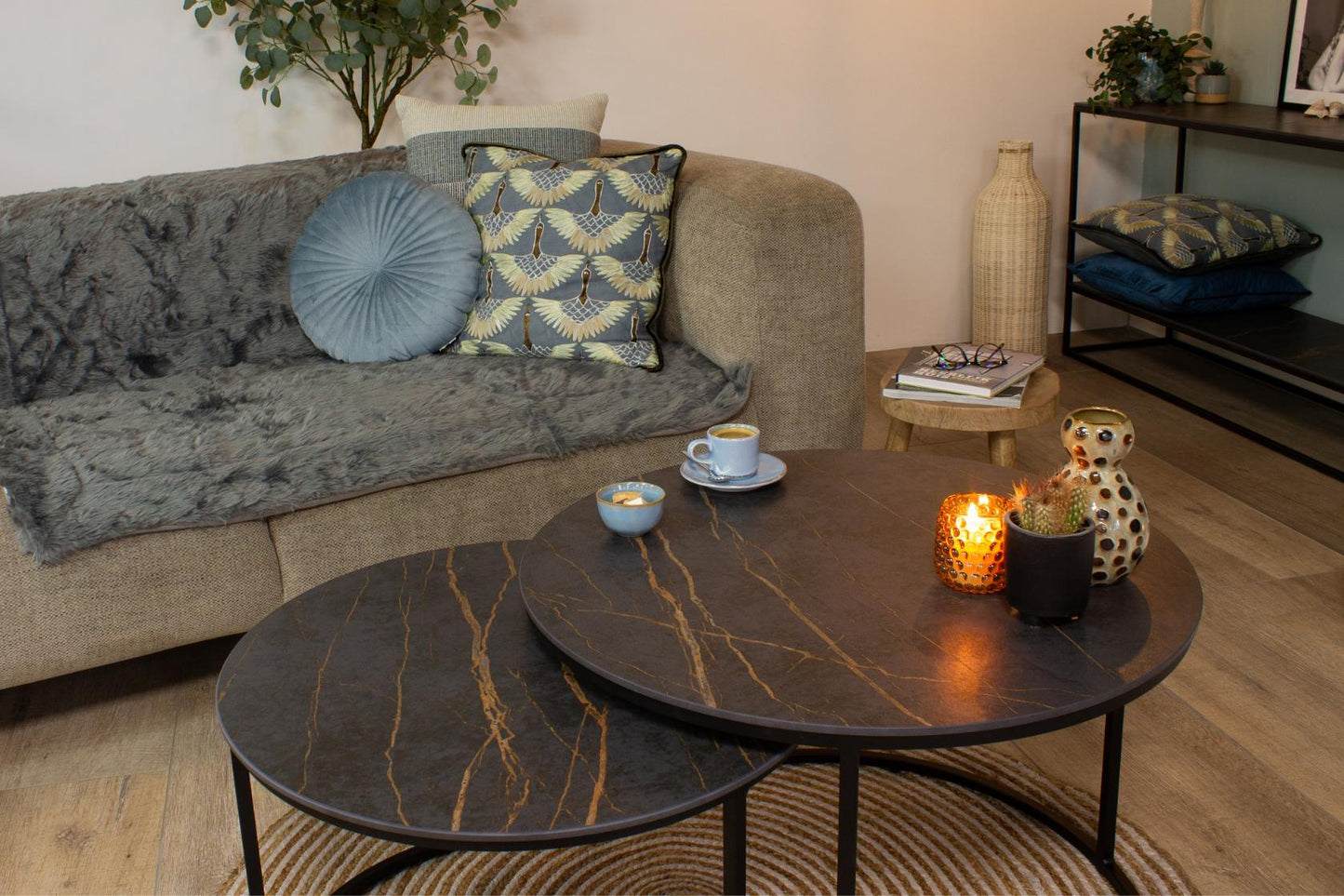Salontafel Rond Laurent Deluxe Tweedelig